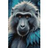 M11_Diamond_Paintings_-_Baboon_in_shades_of_dark_turquoise