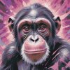 M11_Painting_by_Numbers_-_Chimpanzee_in_shades_of_pink