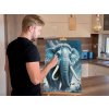 M9_Diamond_Paintings_-_Mammoth_in_shades_of_dark_turquoise