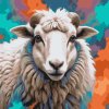 M11_Painting_by_Numbers_-_Sheep_in_shades_of_turquoise_and_orange