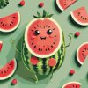 M11_Painting_by_Numbers_-_Cute_watermelon_with_a_face
