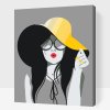 Paint by Number - Lady with Yellow Hat