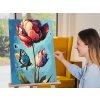 M9_Painting_by_Numbers_-_A_blue_butterfly_and_colourful_tulip