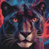 M11_Painting_by_Numbers_-_Panther_in_shades_of_red_and_blue