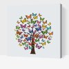 Paint by Number - Butterflies Tree