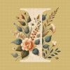 M11_Diamond_Paintings_-_Letter_I_-_Floral_Pattern