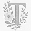 M11_Dotting_Points_-_Letter_T_-_Floral_Pattern