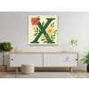 M3_Painting_by_Numbers_-_Letter_X_-_Floral_Pattern