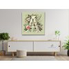 M3_Painting_by_Numbers_-_Letter_A_-_Floral_Pattern