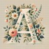 M11_Diamond_Paintings_-_Letter_A_-_Floral_Pattern