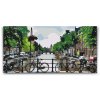 Peinture par numéros - Vue depuis le pont à Amsterdam - Pays-Bas