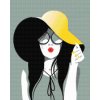 Diamond Painting - Lady with Yellow Hat