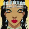 Diamond Painting - Beautiful Indian Woman