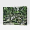 Paint by Number - Bridge in the Garden
