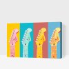 Paint by Number - Colorful Guitars