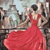 Paint by Number - Lady in Red