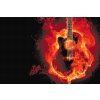 Diamond Painting - Burning Guitar