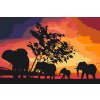 Paint by Number - Elephants on Savannah
