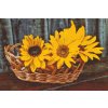 Diamond Painting - Basket with Sunflowers