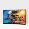 Paint by Number - Moon and Sun