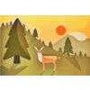 Diamond Painting - Landscape with Deer