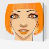 Paint by Number - Woman with Orange Earrings