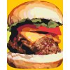 Paint by Number - Burger Illustration