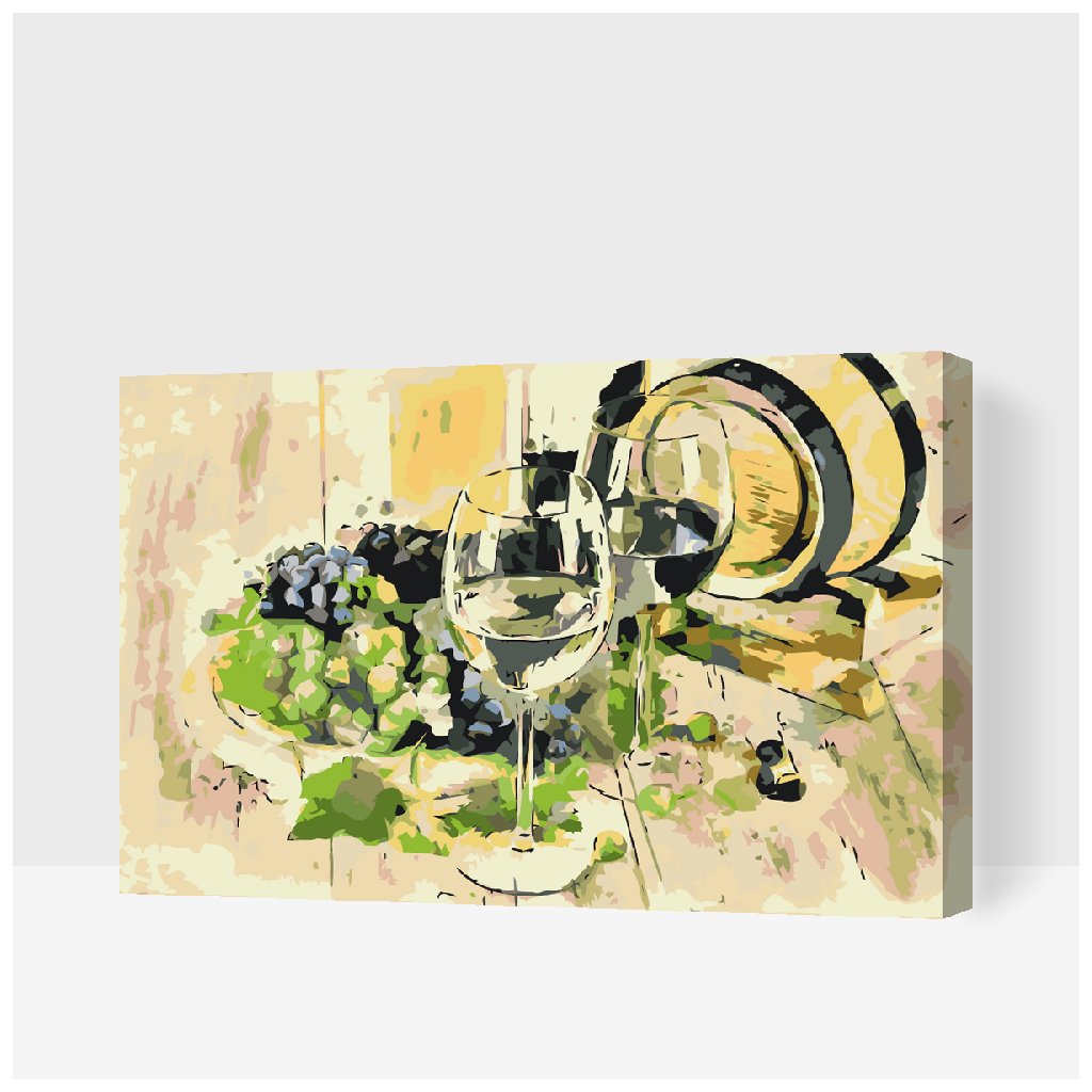Paint by Number - Two Types of Wine