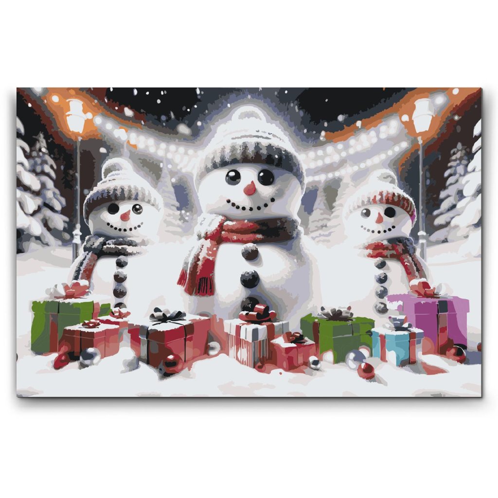 M2_Painting_by_Numbers_-_Snowmen_with_Gifts