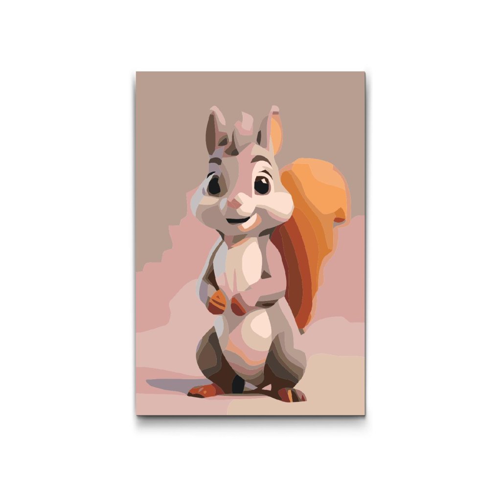 M2_Painting_by_Numbers_-_Squirrel_for_children