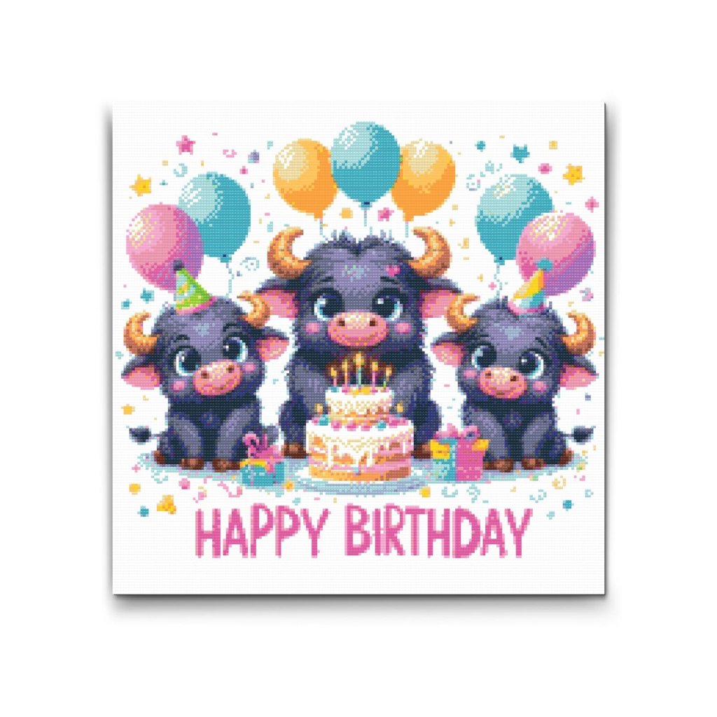 M2_Diamond_Paintings_-_The_Bulls_wish_you_Happy_Birthday
