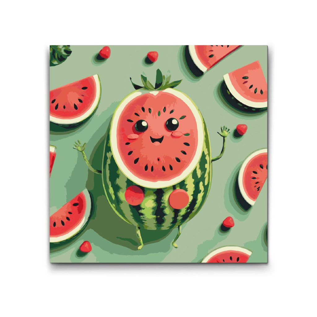 M2_Painting_by_Numbers_-_Cute_watermelon_with_a_face