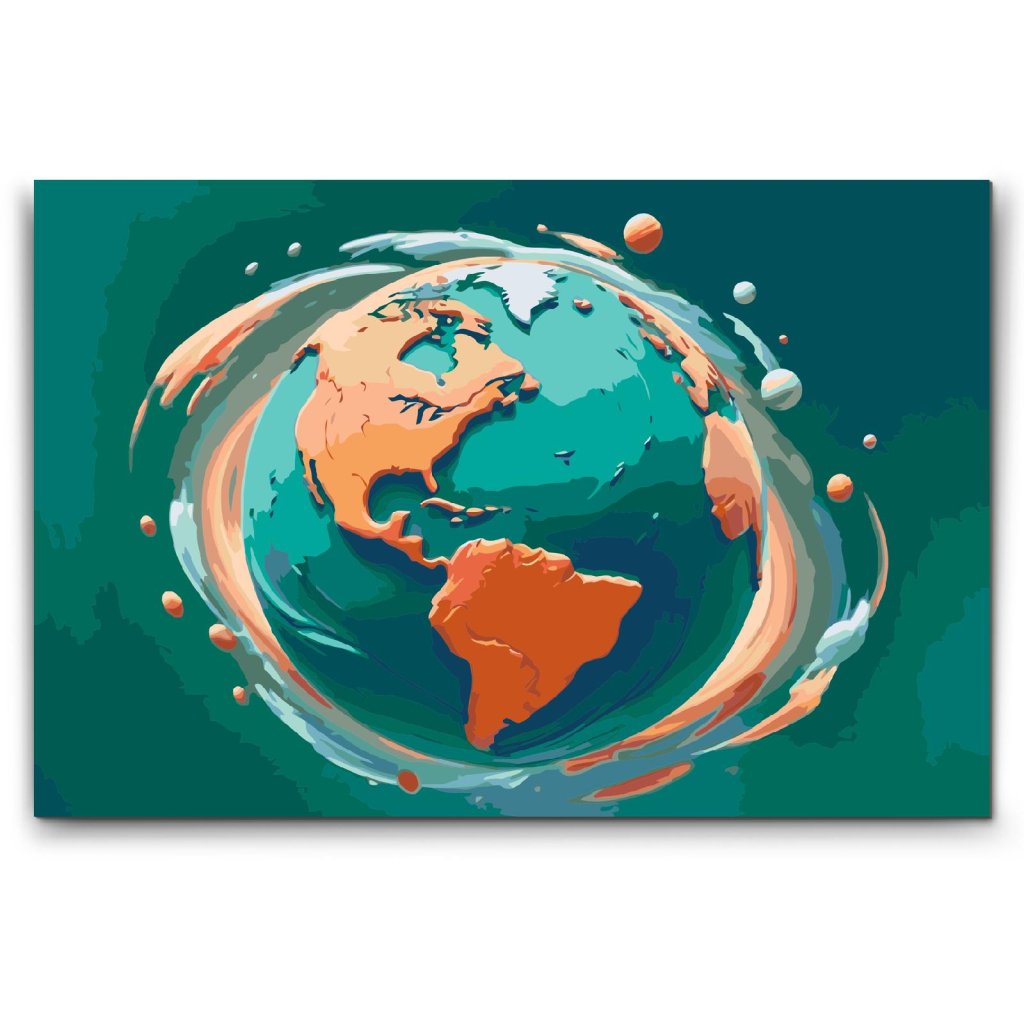 M2_Painting_by_Numbers_-_Abstract_planet_Earth