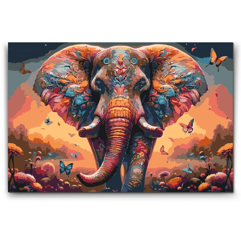M2_Painting_by_Numbers_-_Colorful_elephant_and_butterflies