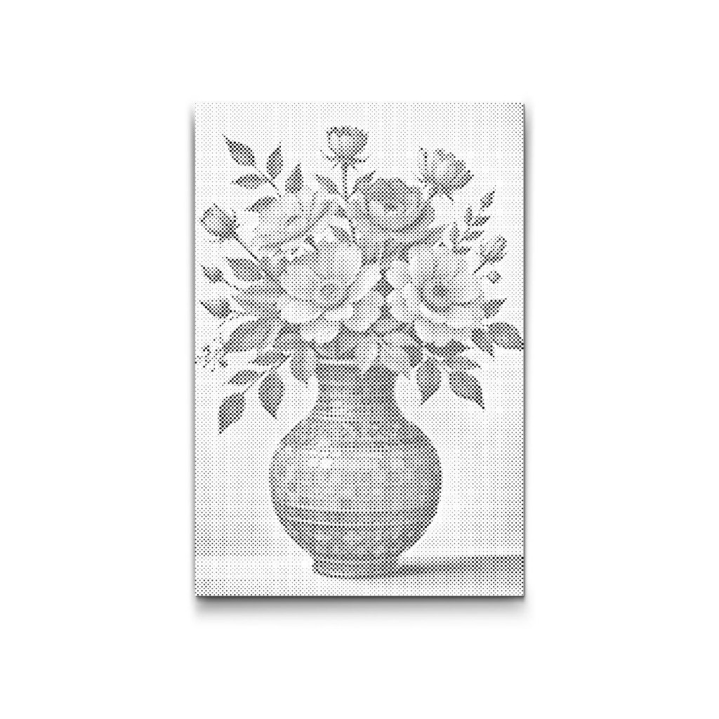 M2_Dotting_Points_-_Colorful_bouquet_in_a_mosaic_vase