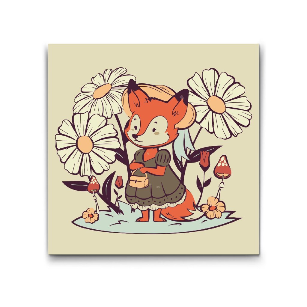 M2_Painting_by_Numbers_-_Illustration_-_Fox_with_handbag