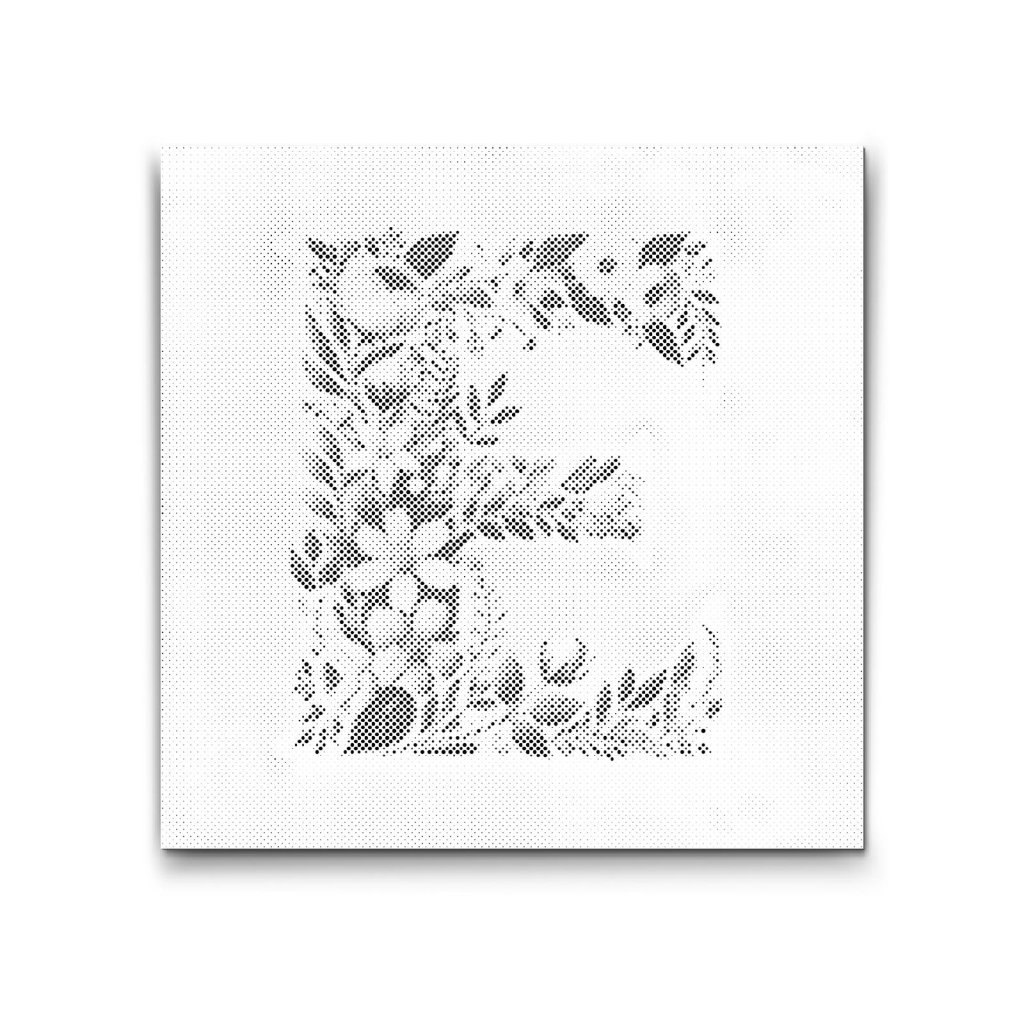 M2_Dotting_Points_-_Letter_E_-_Floral_Pattern