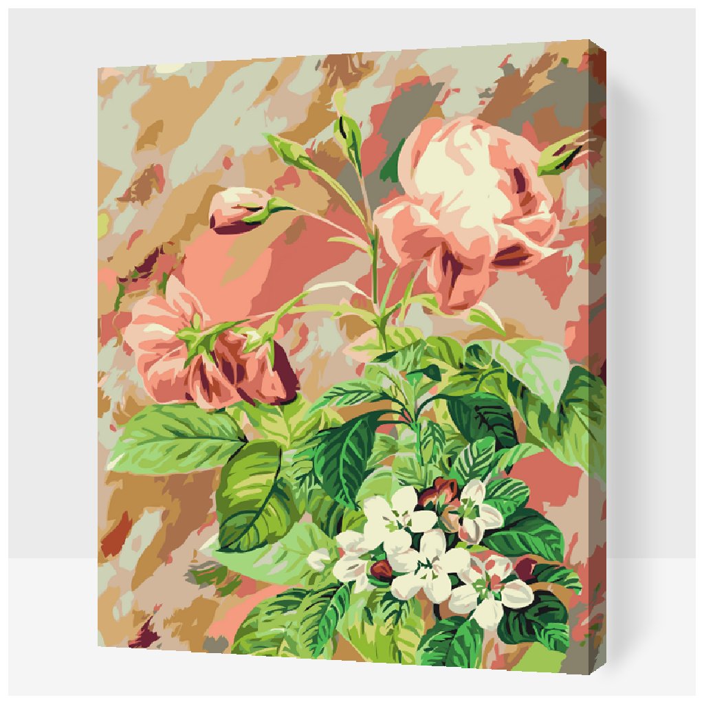 Paint by Number - Vintage Roses 4