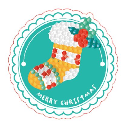 Diamond stickers - Merry Christmas 2