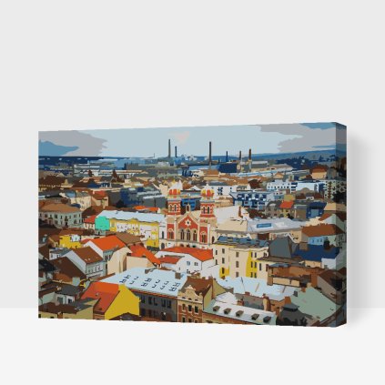 Paint by Number - City View - Pilsen