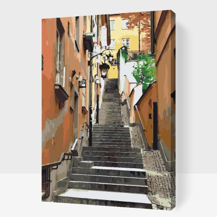 Paint by Number - Warsaw - Old Town, Poland 2