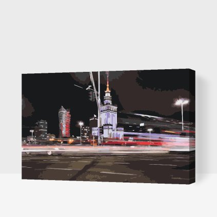 Paint by Number - Night in Warsaw