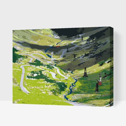 Paint by Number - Transfagarasan Route in Romania 2