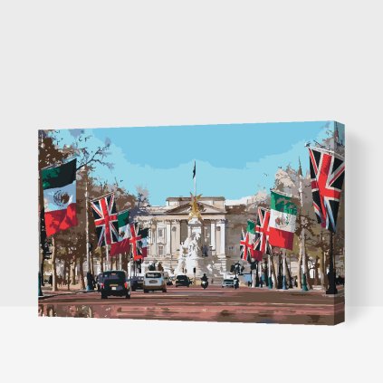 Paint by Number - Buckingham Palace, England