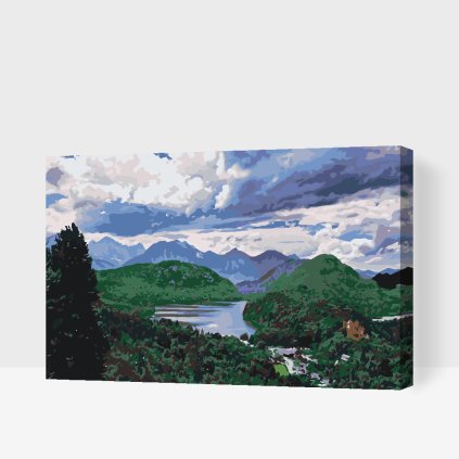 Paint by Number - Lake in the Alps