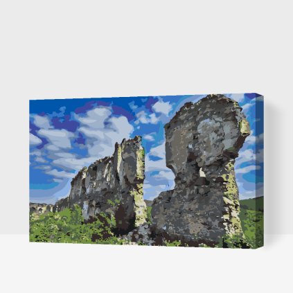 Paint by Number - Čabrad Castle, Slovakia