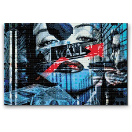 Diamond Painting - Marilyn Monroe on the Wall Street