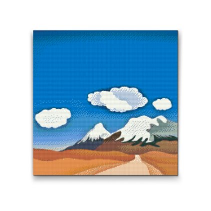 Diamond Painting - Sketch of the Mountains