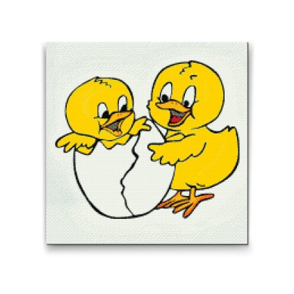 Diamond Painting - Cute Chicks