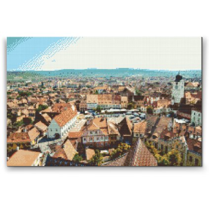 Diamond Painting - Sibiu, Romania